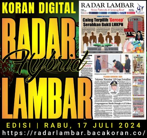 Radar Lambar - Rabu, 17 Juli 2024