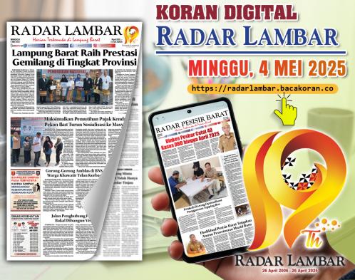 Radar Lambar - Minggu, 4 Mei 2025