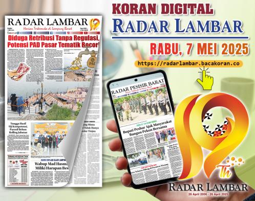 Radar Lambar - Rabu, 7 Mei 2025