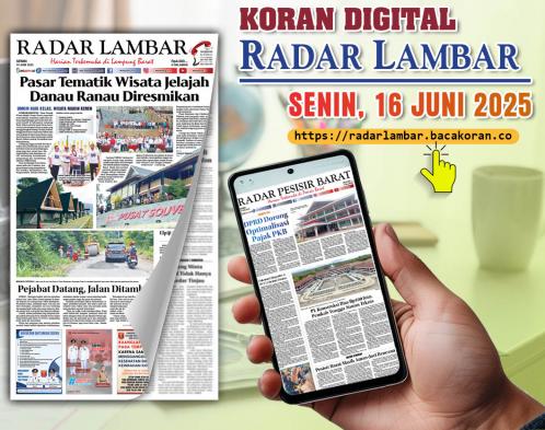 Radar Lambar - Senin, 16 Juni 2025