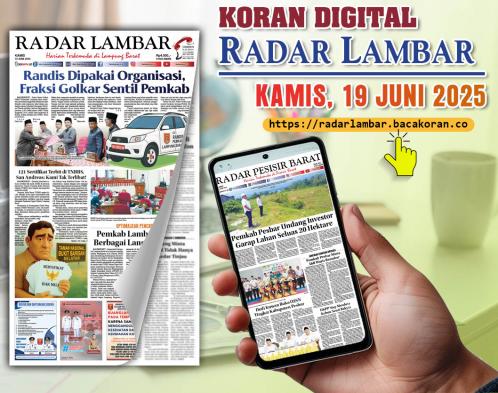 Radar Lambar - Kamis, 19 Juni 2025