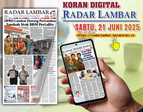 Radar Lambar - Sabtu, 21 Juni 2025