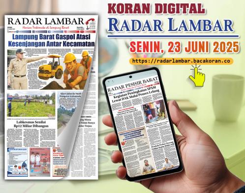 Radar Lambar - Senin, 23 Juni 2025
