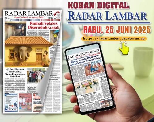 Radar Lambar - Rabu, 25 Juni 2025