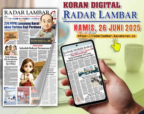 Radar Lambar - Kamis, 26 Juni 2025