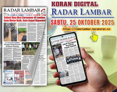 Radar Lambar - Sabtu, 25 Oktober 2025