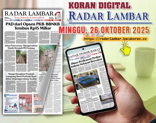 Radar Lambar - Edisi Minggu, 26 Oktober 2025
