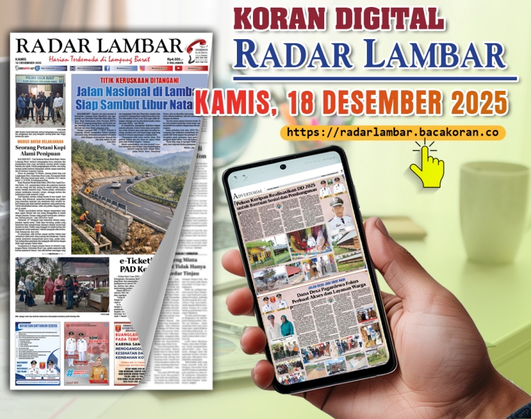 Radar Lambar - Kamis, 18 Desember 2025