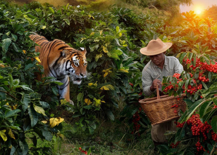 Didukung Harga Mahal, Produksi Kopi Bagus Tapi Petani Dihantui Harimau 