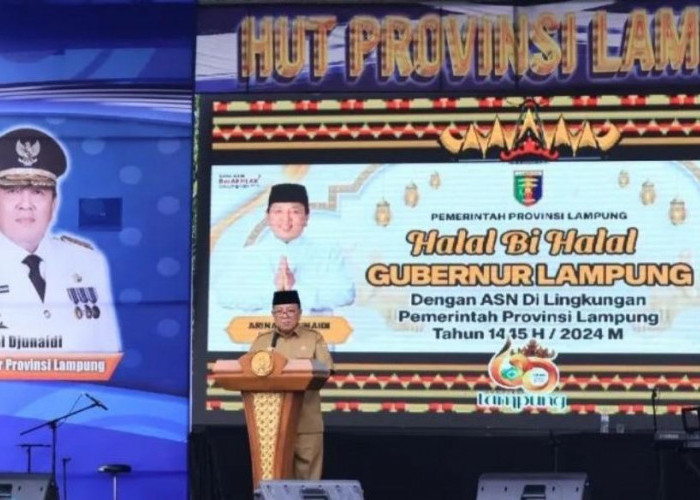 Arinal Djunadi Halal Bihalal dengan Jajaran Pemerintah dan ASN se-Provinsi Lampung