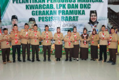 Tiga Kepengurusan Gerakan Pramuka Pesbar Dilantik