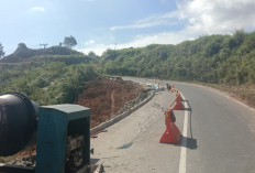 Jalur Puncak Sumberjaya Diperbaiki, Pengguna Jalan Diimbau Hati-hati