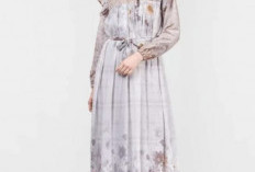 7 Model Gamis Floral Terbaru 2025 untuk Lebaran yang Modis