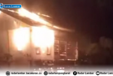 Satu Unit Rumah di Kebuntebu Hangus Terbakar