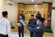 Ketua Panwascam BNS Jadi Komisioner Kpu,  Ketua Bawaslu Lantik Pengganti Antar Waktu