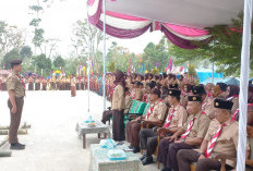 Peringati HUT Pramuka Ke-63, Kecamatan Kebun Tebu Gelar Kemah 