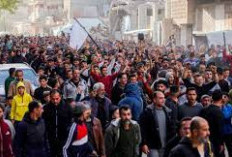 Ratusan Warga Palestina Gelar Aksi Protes Anti-Hamas di Gaza
