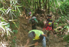 Panitia ‘Gas Amal’ Trail Adventure Tuntaskan Perbaikan Jalan yang Terdampak Kerusakan