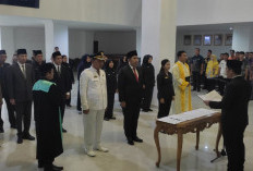Lantik 21 Pejabat, Dedi Irawan; Jabatan Adalah  Amanah Bukan Hadiah