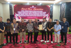 KPU Pesawaran Pleno Rekapitulasi PSU,  Paslon 02 Unggul Lebih 40 Ribu Suara