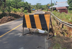 Penanganan Jalan Longsor di Jalinbar Masih Berlangsung