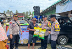 Polsek Bengkunat Gelar  Gerakan Pangan Murah