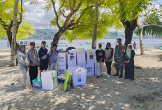 Polres Pesbar Kawal Pendistribusian Logistik Pemilu Ke Pulau Pisang