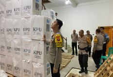 Jelang Rapat Pleno KPU, Kapolres Alsyahendra Rutin Cek Gudang Logistik