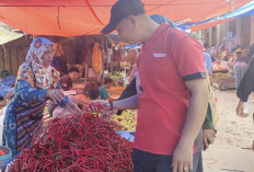 Pedagang Pasar Liwa Masih Sepi Pasca Lebaran Idul Fitri