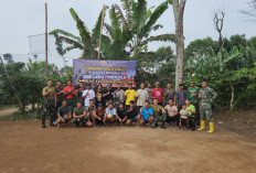 Hari Lahir  Pancasila dimeriahkan Turnamen Bola Volly Pada TMMD  Kodim 0422 