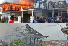 Kebakaran 5 Rumah di Pajarbulan,  Kerugian Ditaksir Capai Rp550 Juta 