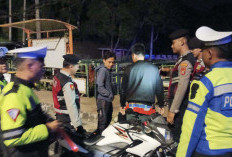 ANTISIPASI GANGGUAN KAMTIBMAS, Polres Lampung Barat Patroli Gelar Sekala Besar