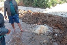 Proyek Jalan Sebabkan Pipa PDAM Bocor, Pendistribusian Air Bersih Dua Wilayah Tesendat