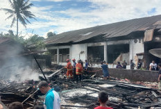 Rumah Warga Pasar Mulya Barat Ludes Dilalap Api