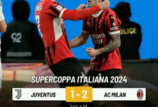 Derby Milan Tersaji di Final Supercoppa Italia, Usai AC Milan Tumbangkan Juventus 2-1