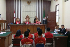Enam Terdakwa Kurir 30 Kg Sabu  Jaringan Malaysia Divonis Ringan 