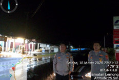Polsek Pesisir Utara Intensifkan Patroli Malam Selama Ramadhan