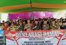 Polsek Sekincau Gelar Deklarasi Damai Pilkada 