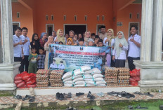 Dinsos Pesbar Salurkan Bantuan Sembako-Nutrisi