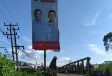 Sempat Dibiarkan Tetap Terpampang Dimasa Tenang, APK Prabowo-Gibran Akhirnya Diturunkan