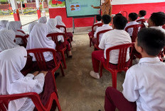 SDN 1 Mekarjaya Mulai Manfaatkan  Media Belajar Smart Board