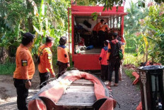 Basarnas, BPBD, TNI dan Polri Lakukan Pencarian Korban Hanyut di BNS Lampung Barat