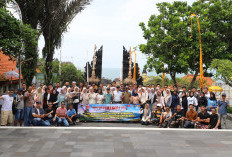 Paskibraka dan Pramuka Lambar Perdalam Kekayaan Bali