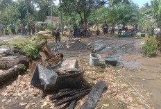Warung Kayu Ludes Terbakar,  Kerugian Capai Rp50 Juta