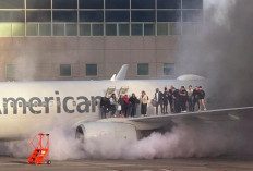 American Airlines Gagal Take Off, Pesawat Sampai Terbakar  