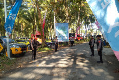 Sat Samapta Polres Pesisir Barat Perketat Pengamanan Hari Ketiga WSL Krui Pro QS 6000