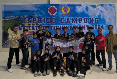 Kejuaraan Hapkido Lampung Invitation, Atlet Hapkido Pesbar Bawa Pulang 15 Medali