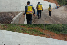 Proyek Penanganan Longsor KM 17 Rampung, Tim BPJN Lakukan Kroscek