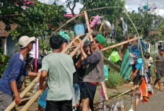 Camat Ernawati Monitor Persiapan Pesta Sekura Seribu Wajah 