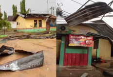 Cuaca Ekstrem Landa Lampung,  Ratusan Rumah dan Fasilitas Umum Rusak